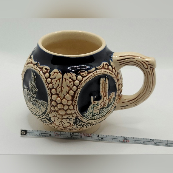 Vintage Gerz West German Castle Stein Small Mug Cup - Picture 9 of 9